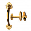 Brass Round Handle Thumblatch