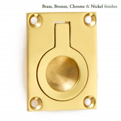 Brass Flush Ring Pull