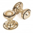 Period brass door knobs