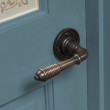 Aged Bronze Reeded Lever Handle