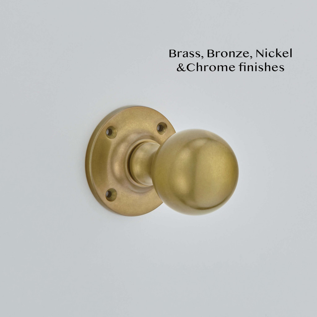 Ball Mortice Knob Period Door Knobs Brass Door Knobs