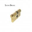 AGB 5 Pin Double Cylinder Satin Brass