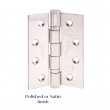 Polished Stainless Steel 4 x 3 Hinge