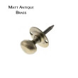 Rack Bolt Turn - Matt Antique Brass