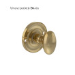 Unlacquered Brass Traditional Oval Turn and Release