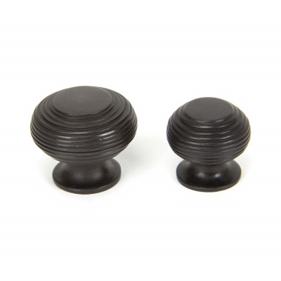 Aged Bronze Beehive Cabinet Knobs