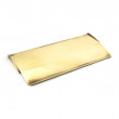 Period Aged Brass Small Letter Plate Cover