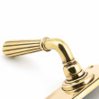 Hinton Lever Handle Aged Brass
