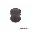Dark Bronze Harrow Cabinet Knob