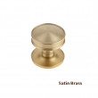 Satin Brass Harrow Cabinet Knob