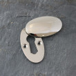 Polished Nickel Period Oval Covered Escutcheon