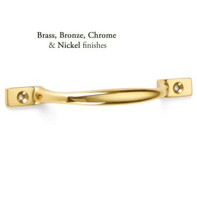 Sash Handle Unlacquered Brass