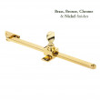 Unlacquered Brass Gas Tap Sliding Stay