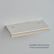 Linear Top Fix Edge Pull - Polished Nickel