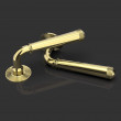 Cassius Polished Brass Lever Handle