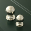 Henley Ball Cabinet Knobs - Polished Nickel