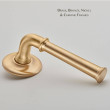 Grace Lever Handle on Covered Rose