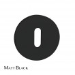 Matt Black Exclusivo Key Escutcheon