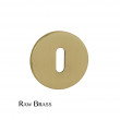 Raw Brass Exclusivo Key Escutcheon