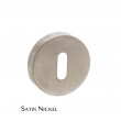 Satin  Nickel Forme Key Escutcheon