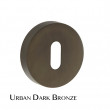 Urban Dark Bronze Forme Key Escutcheon