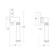 Tapered Casement Fastener Drawing