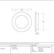 75mm Plain Round Pull Drawing