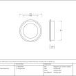 60mm Art Deco Round Pull Drawing
