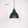 Dingle and White Gloss Brindley Pendant