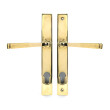 Polished Brass Avon Slimline Espag Lock Set
