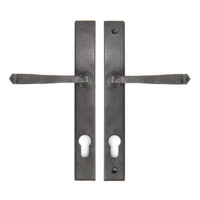 External Beeswax Avon Slimline Espag Lock Set
