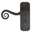 Beeswax Monkey Tail Privacy Lever Handle