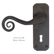 Beeswax Monkey Tail Lever Lock Handle