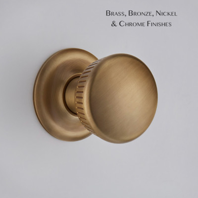 Brooklands Door Knob on a Covered Rose