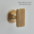 Capital Door Knob on Covered Rose