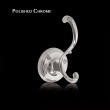 Constable Hat and Coat Hook - Polished Chrome
