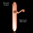 Constable Copper Grand Lever on Latch Backplate