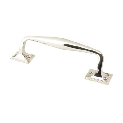 Polished Nickel Small Art Deco Pull Handle