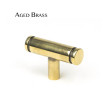 Aged Brass Kelso T Bar