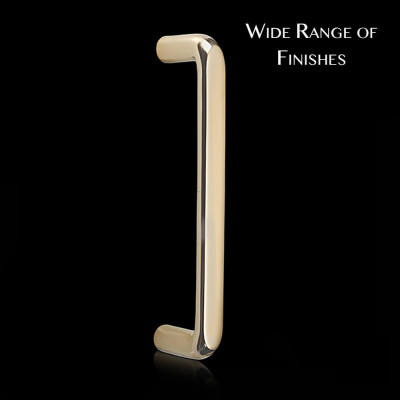 Executive D Pull Handle - Polished Brass