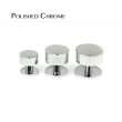Chrome Kelso Cabinet Knobs Round Rose