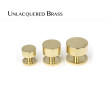 Brass Kelso Cabinet Knobs Round Rose