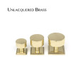 Brass Kelso Cabinet Knobs Square Rose