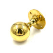Victorian Brass Large Ball Knob Set