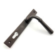 Bronze Bulb Multipoint Lever - Slim Plate