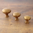 Hatton Cushion Cabinet Knob - Aged Brass