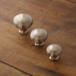 Hatton Reeded Cabinet Knob - Polished Nickel