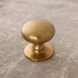 Aged Brass Hatton Cushion Door Knob