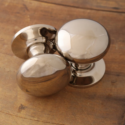 Hatton Polished Nickel Cushion Door Knob