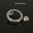 Satin Nickel Compton Ring Door Knocker